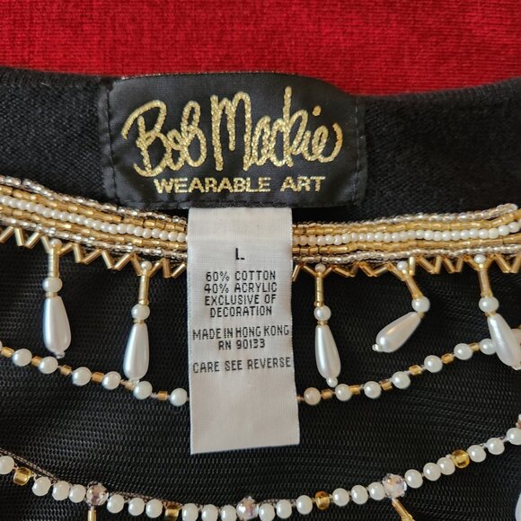 Bob Mackie Wearable Art Top - Womens Size Large EUC - Picture 4 of 6